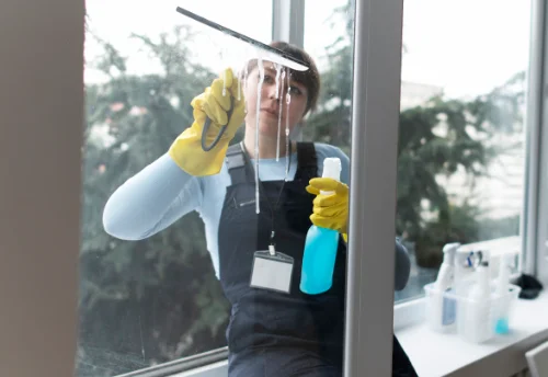 Nettoyage de vitres intérieures et extérieures à Pinon